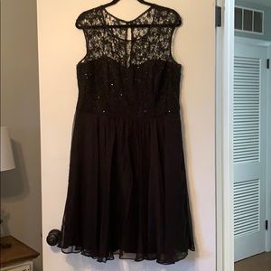 Black cocktail dress
